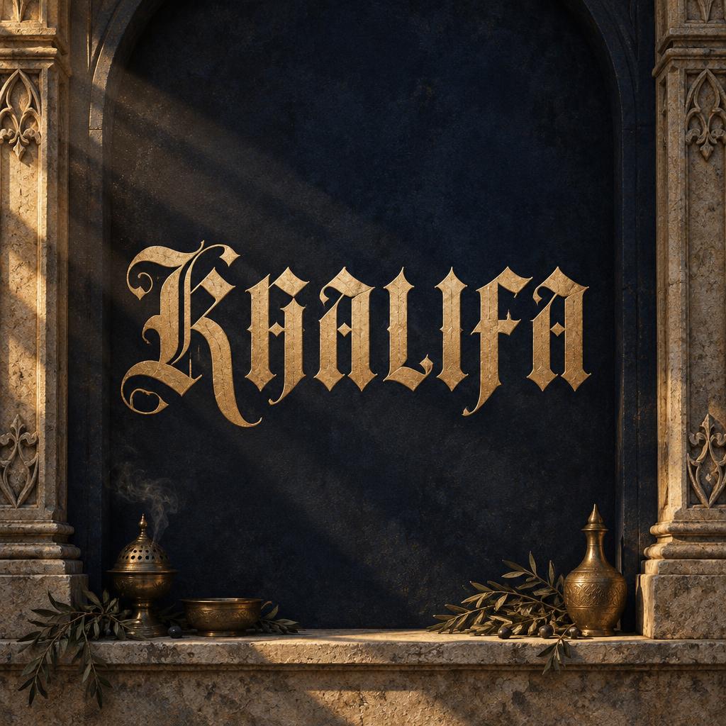 "KHALIFA" —  | AI Text Effect Generator