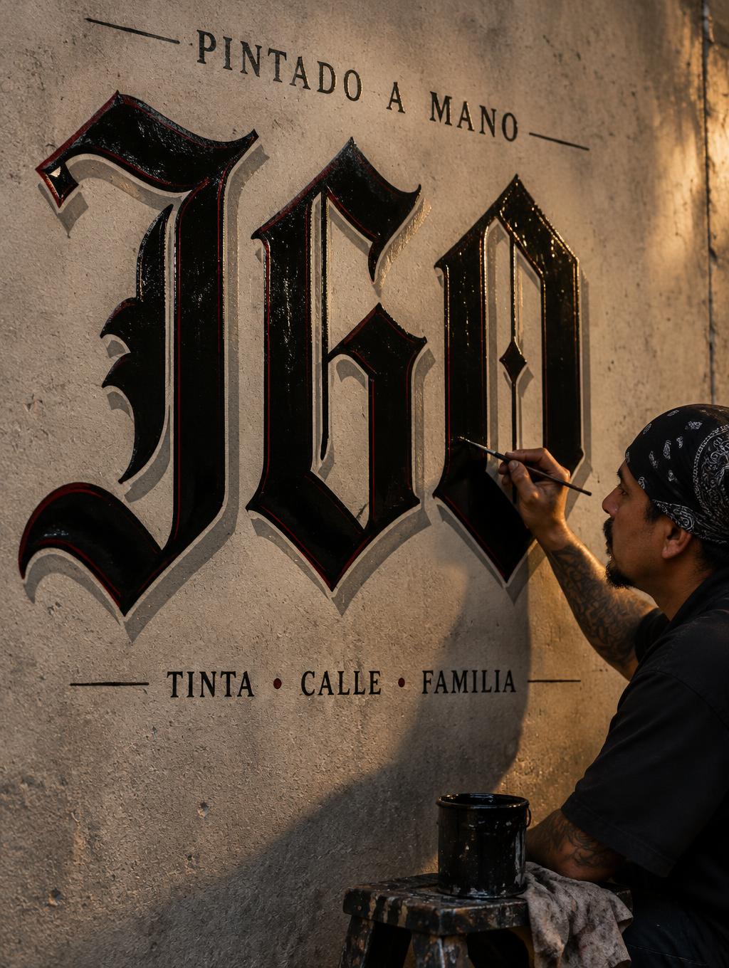 "JGO" — Chicano | AI Text Effect Generator