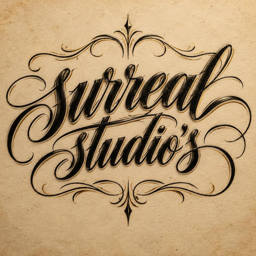 "surreal studio's" — Chicano | AI Text Effect Generator