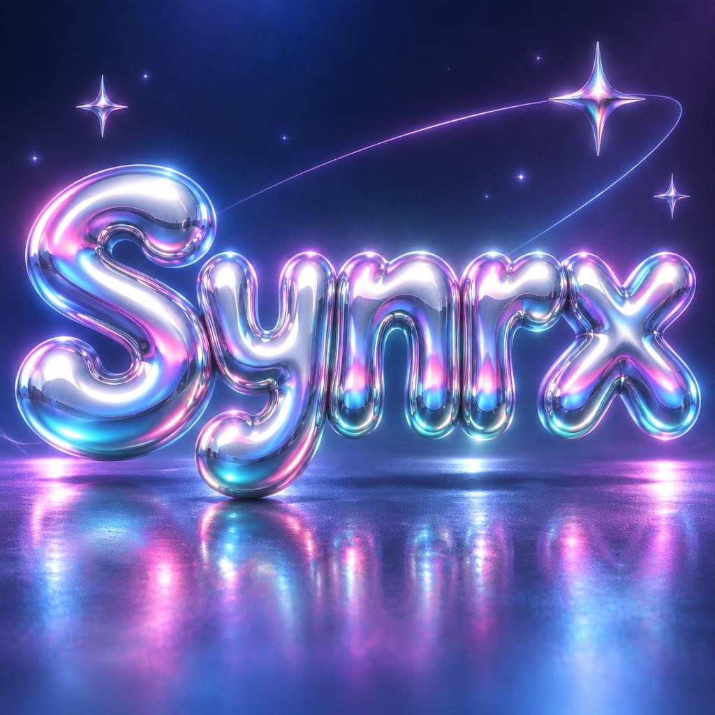 "Synrx" — Y2k | AI Text Effect Generator