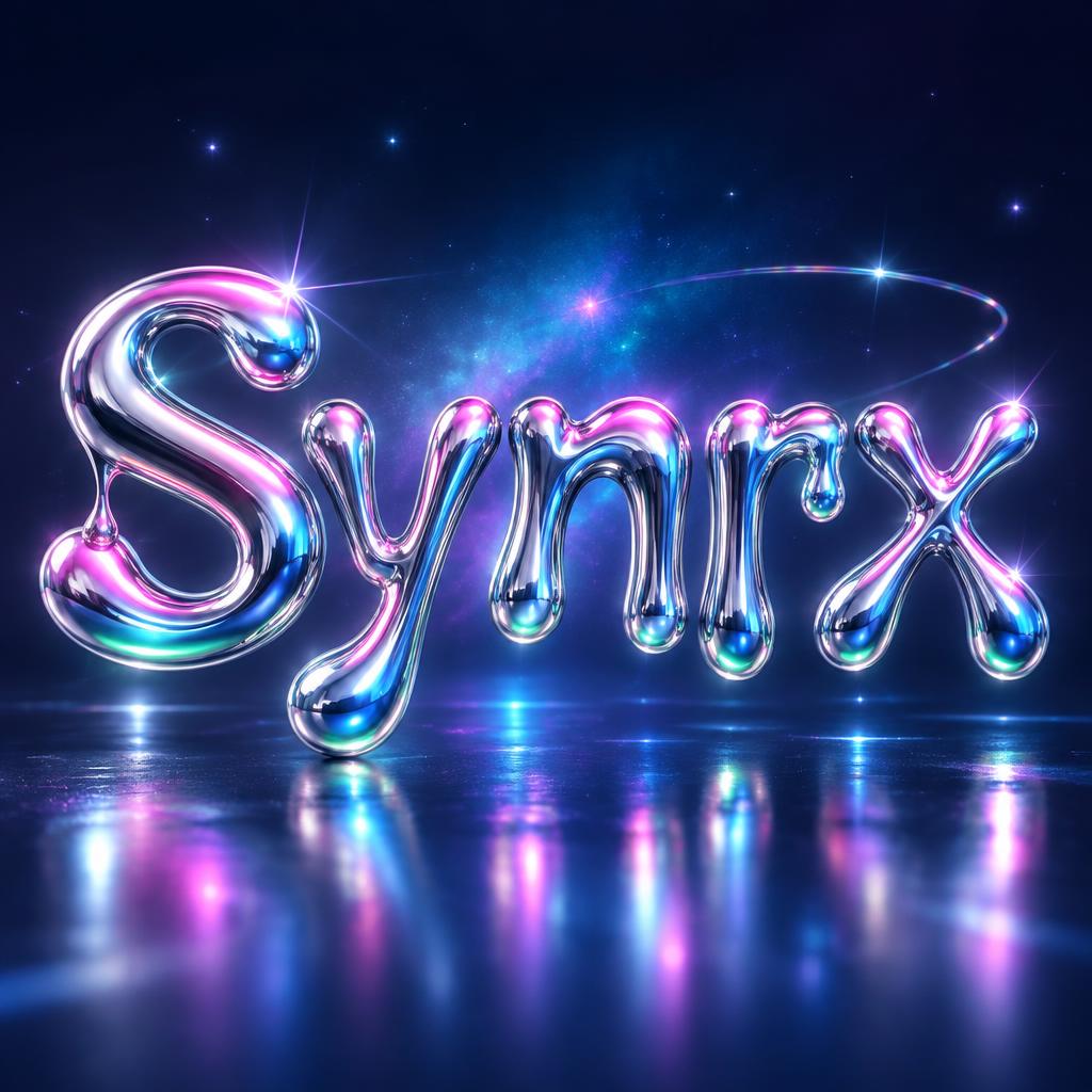 "Synrx" — Y2k | AI Text Effect Generator